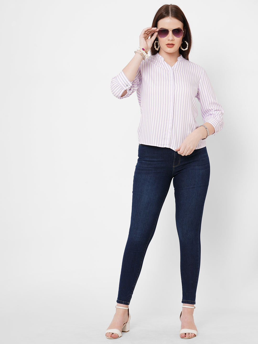 Women Navy Super High-Rise Super Skinny Jeans