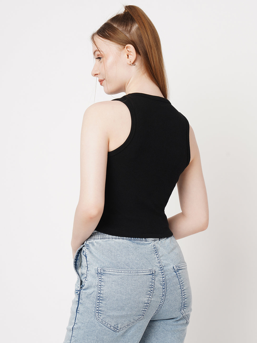 Women Ribbed Tank Top