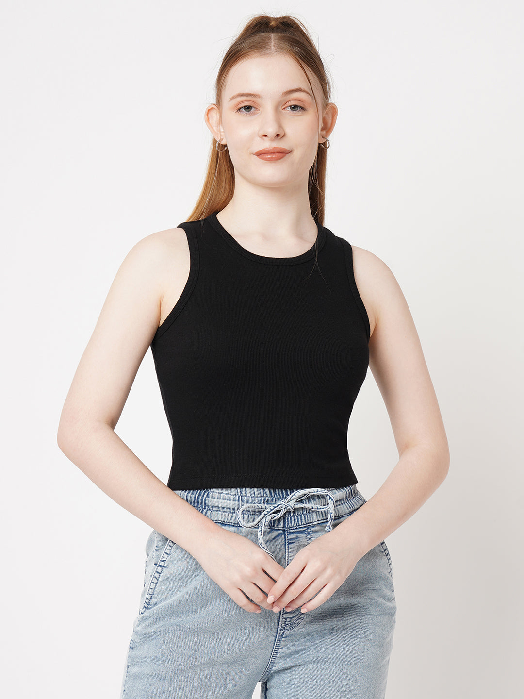 Women Ribbed Tank Top