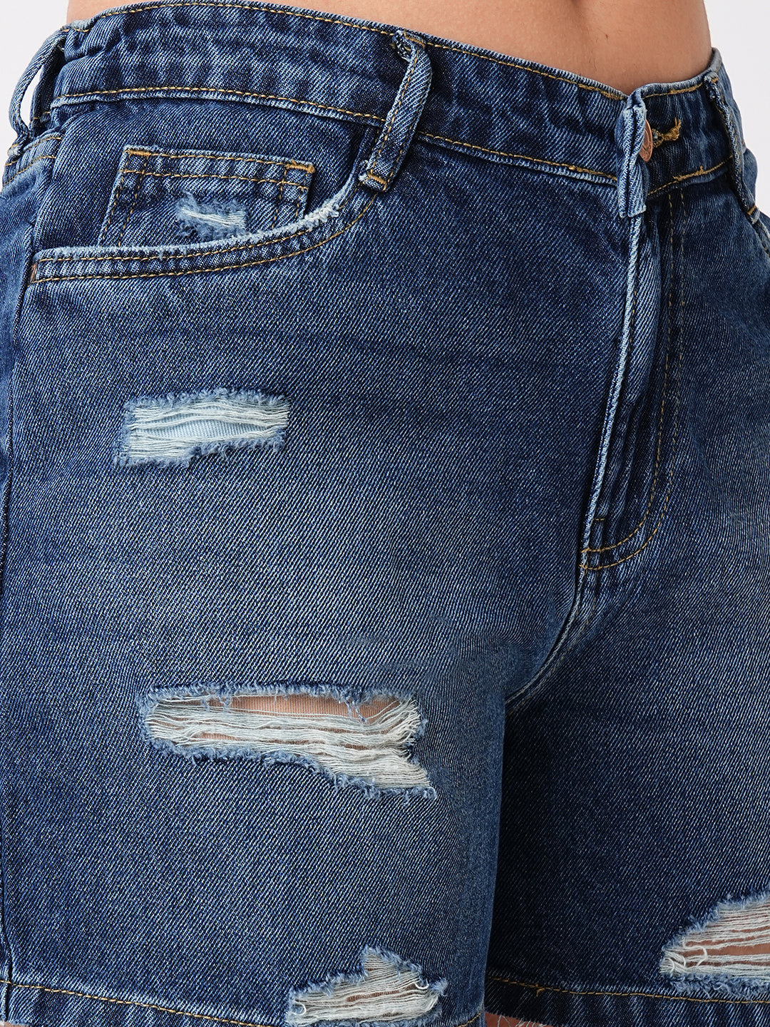 Women High-Rise Slim Fit Shorts