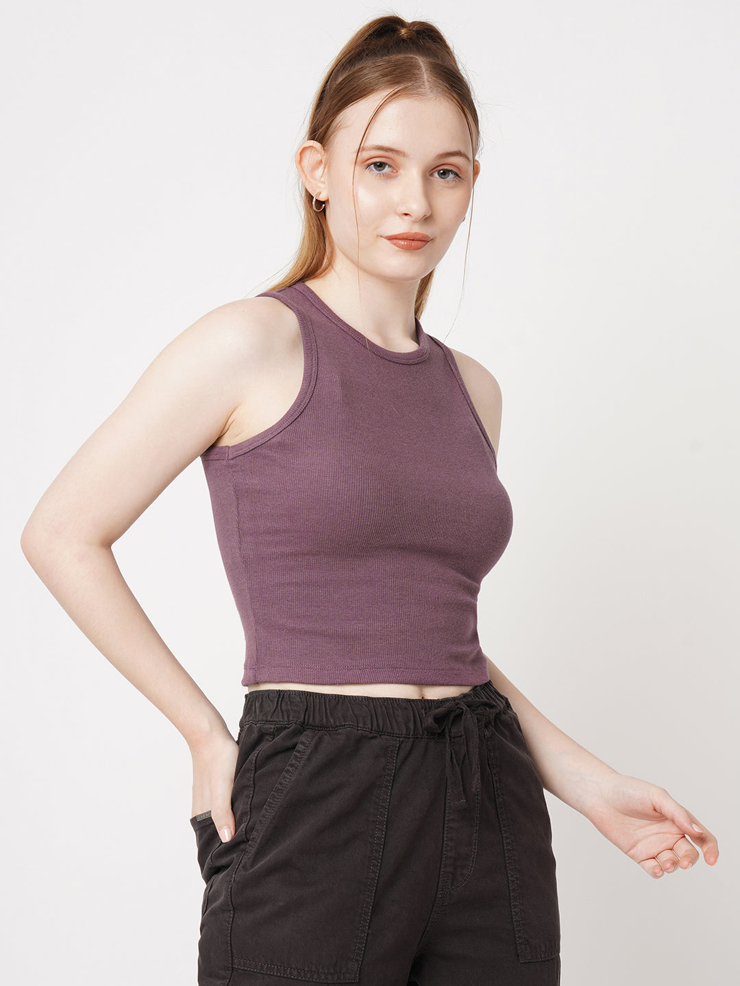 Women Ribbed Tank Top