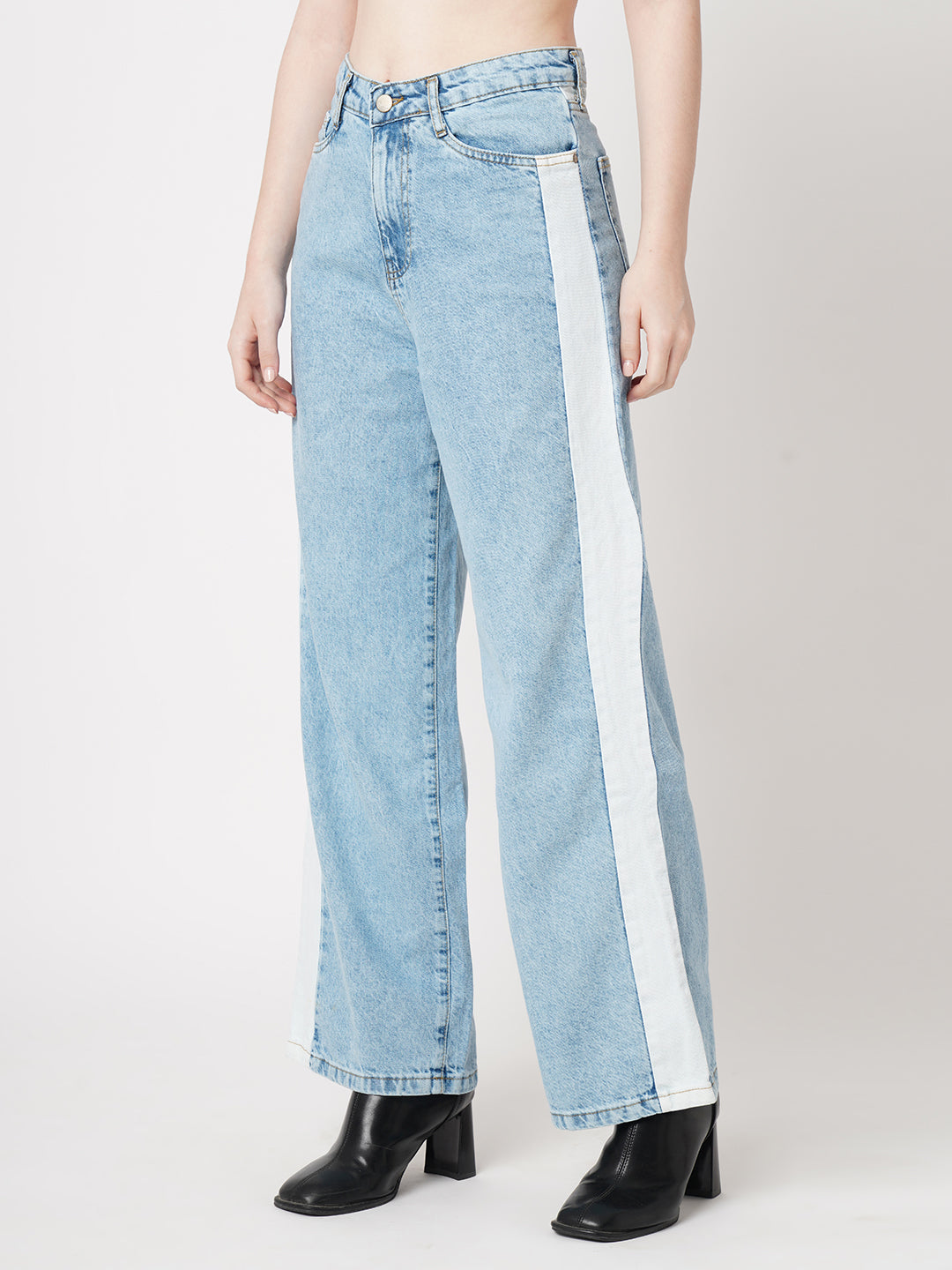 Women High-Rise Wide Leg Jeans
