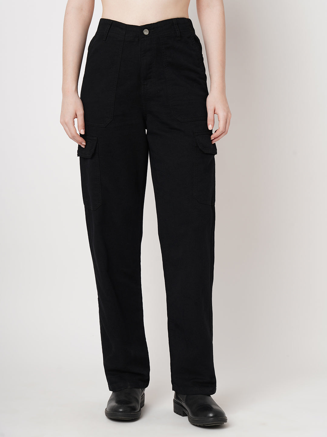 Women Black Cargo