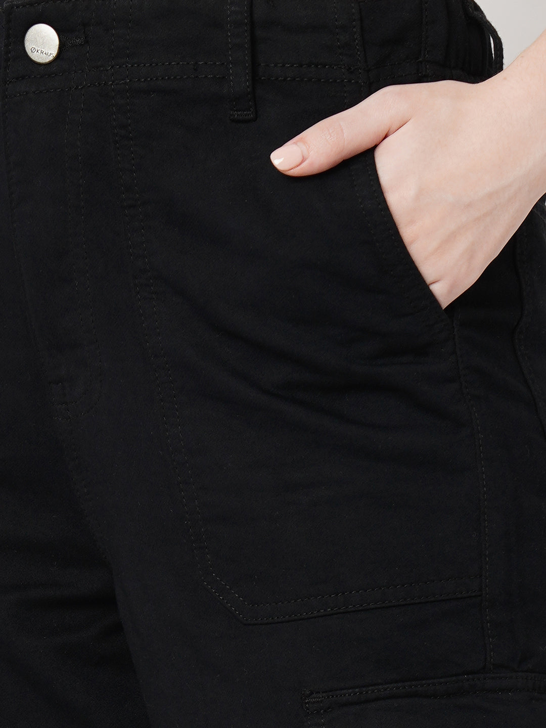 Women Black Cargo