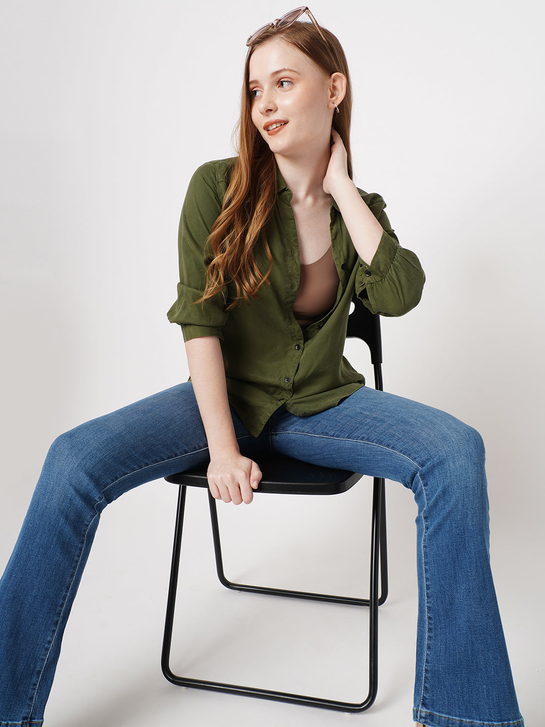 Women Solid Shirt