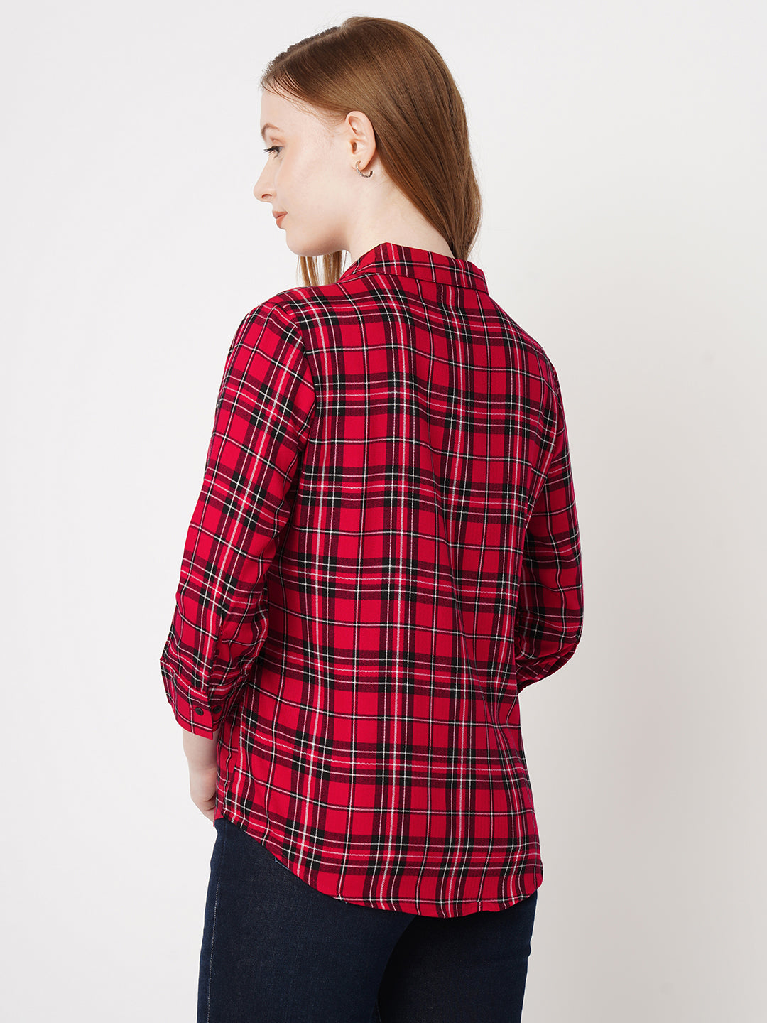 Women Checked Shirt