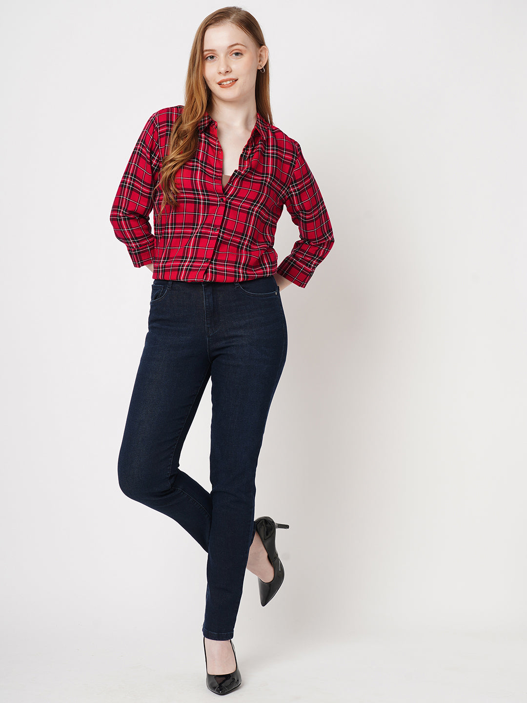 Women Checked Shirt