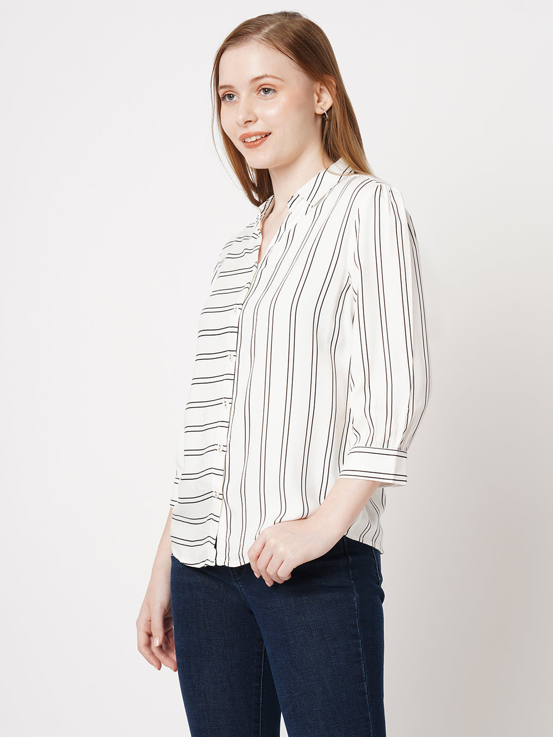 Women Striped Shirt