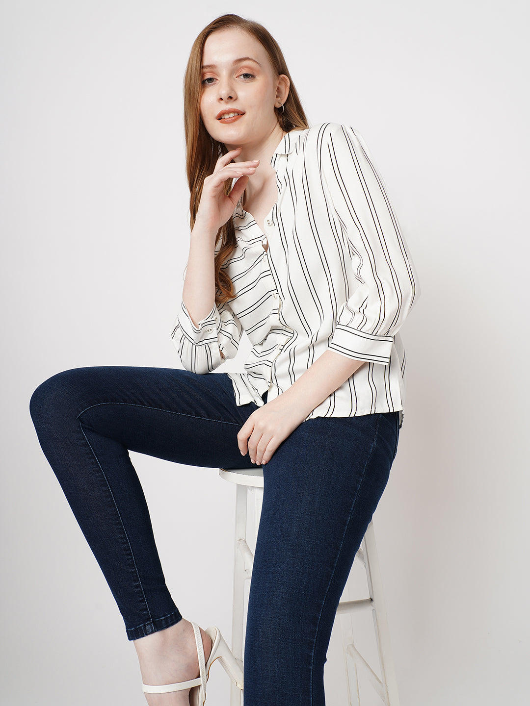 Women Striped Shirt