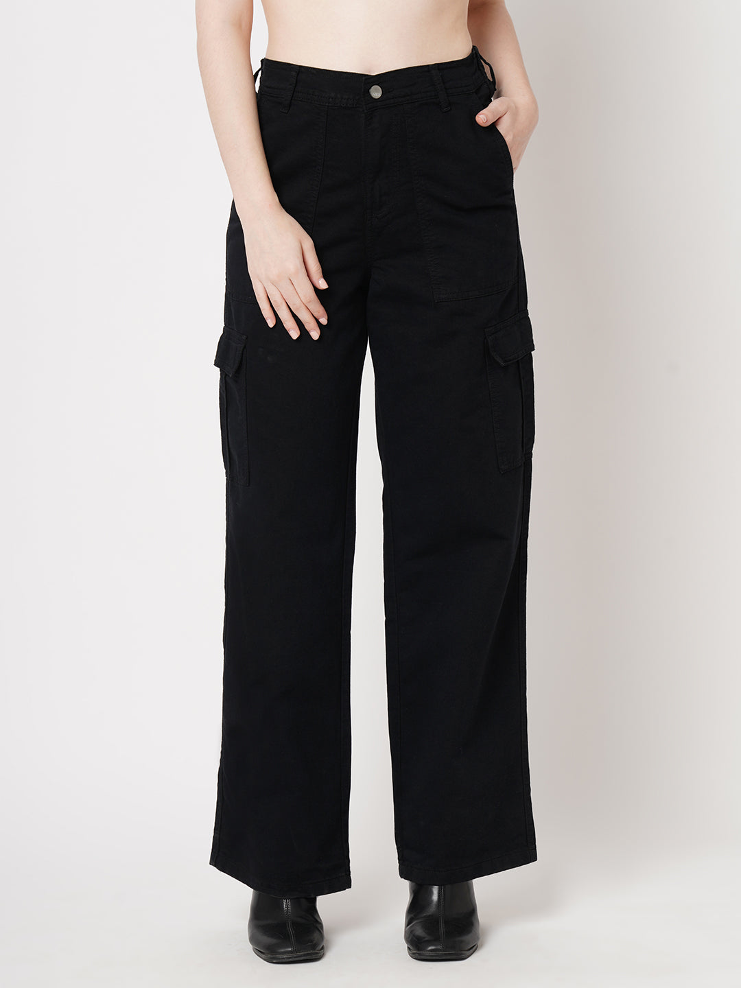 Women Black Cargo