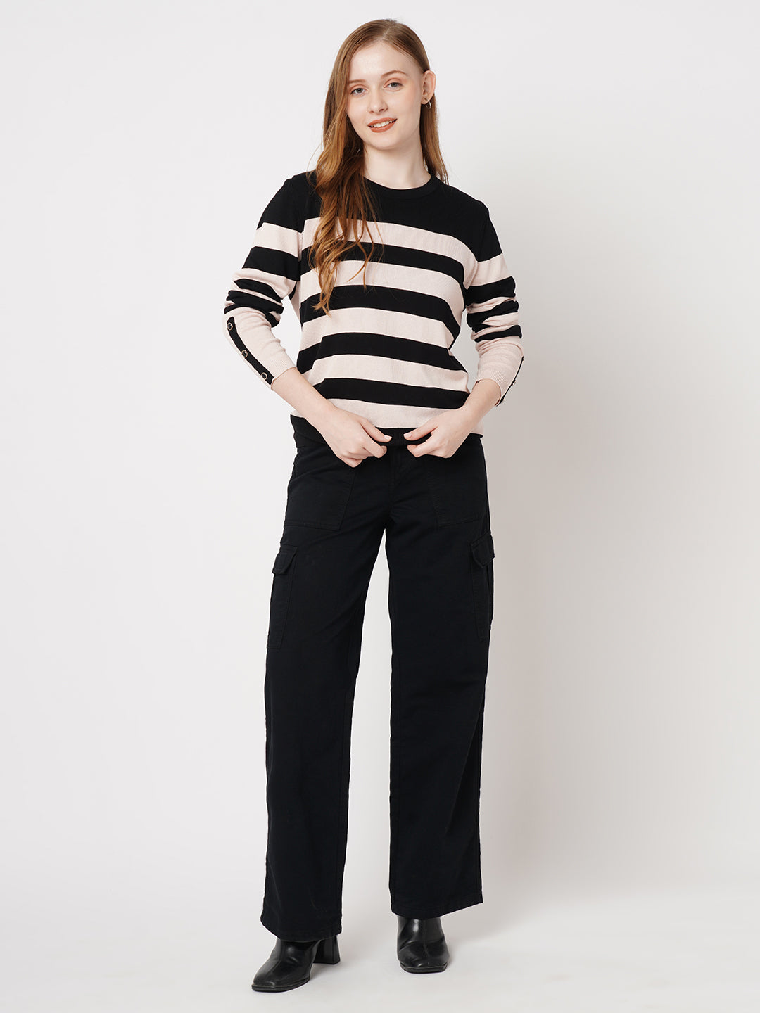 Women Black Cargo