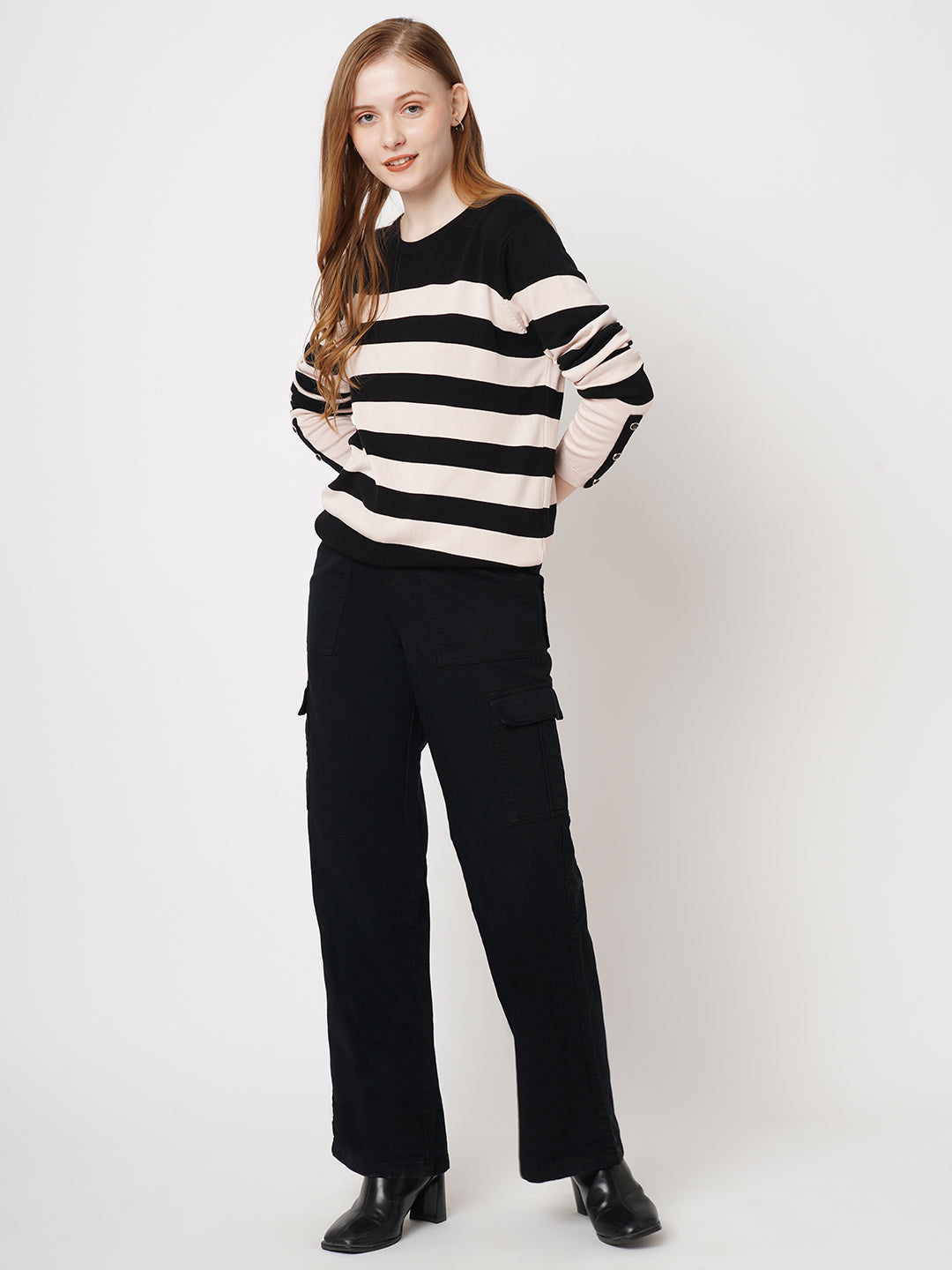 Women Striped T-Shirt
