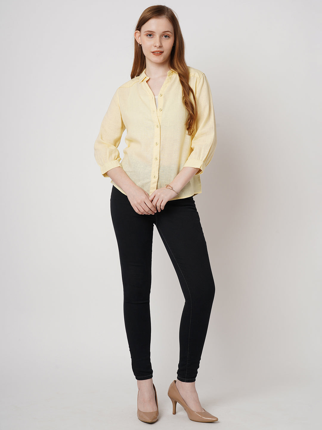 Women Dark Grey High-Rise Skinny Jeans
