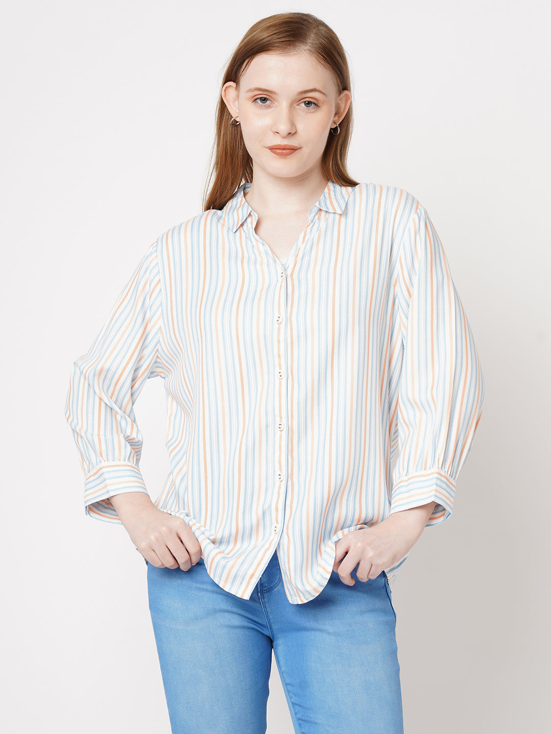 Women Striped Shirt
