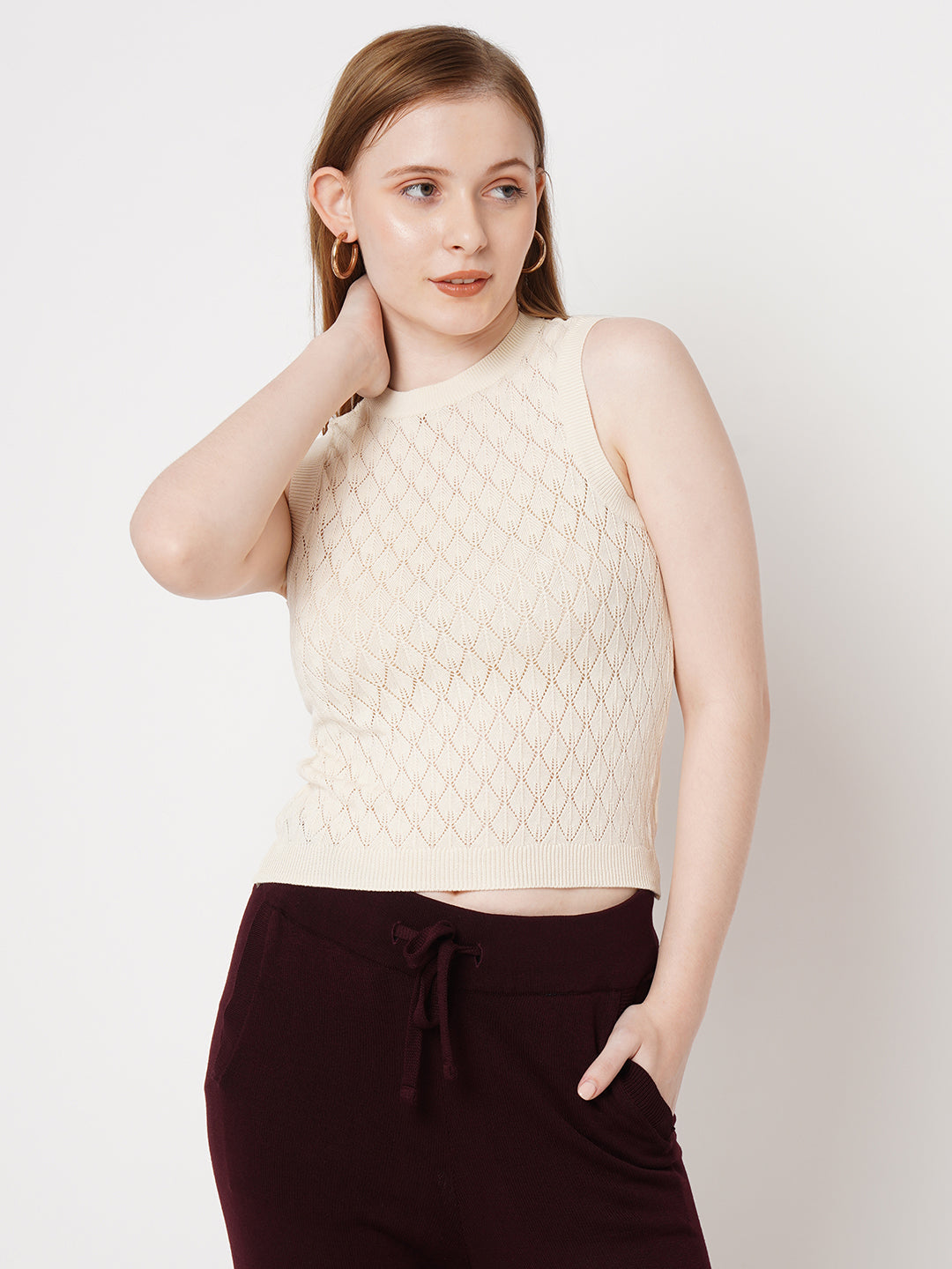 Women Self Design Top