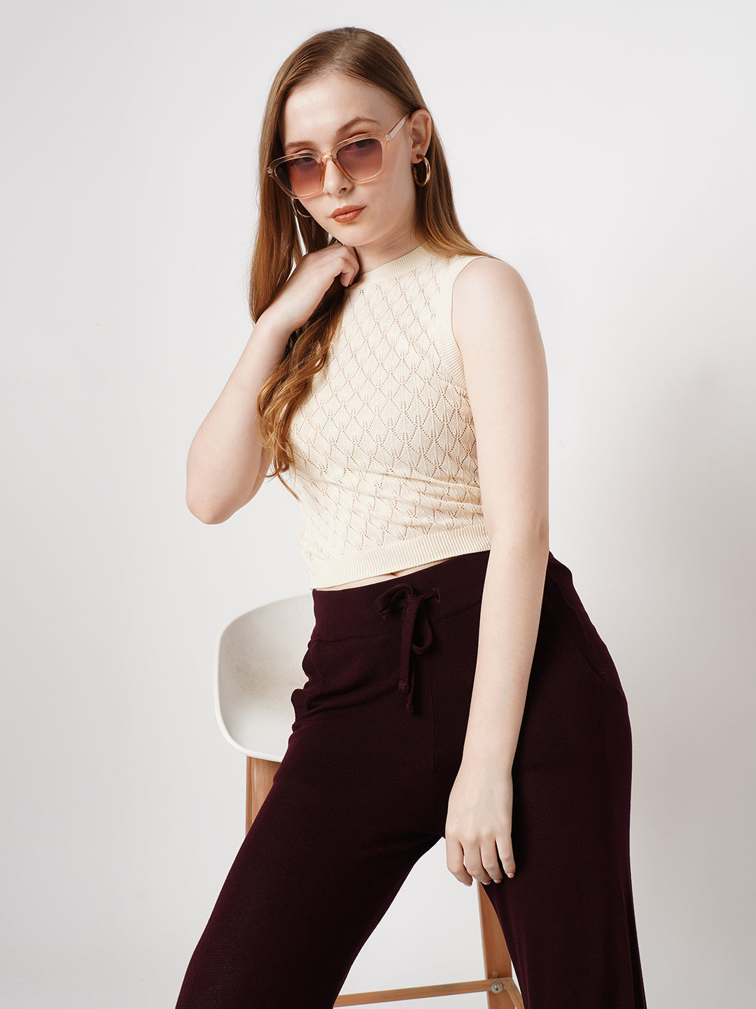 Women Self Design Top