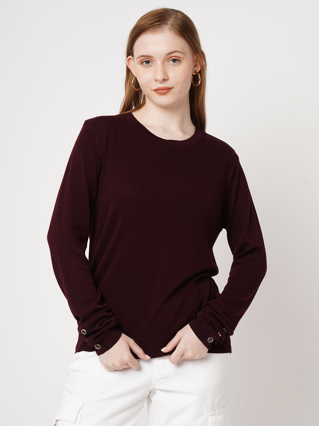 Women Solid Regular T-Shirt