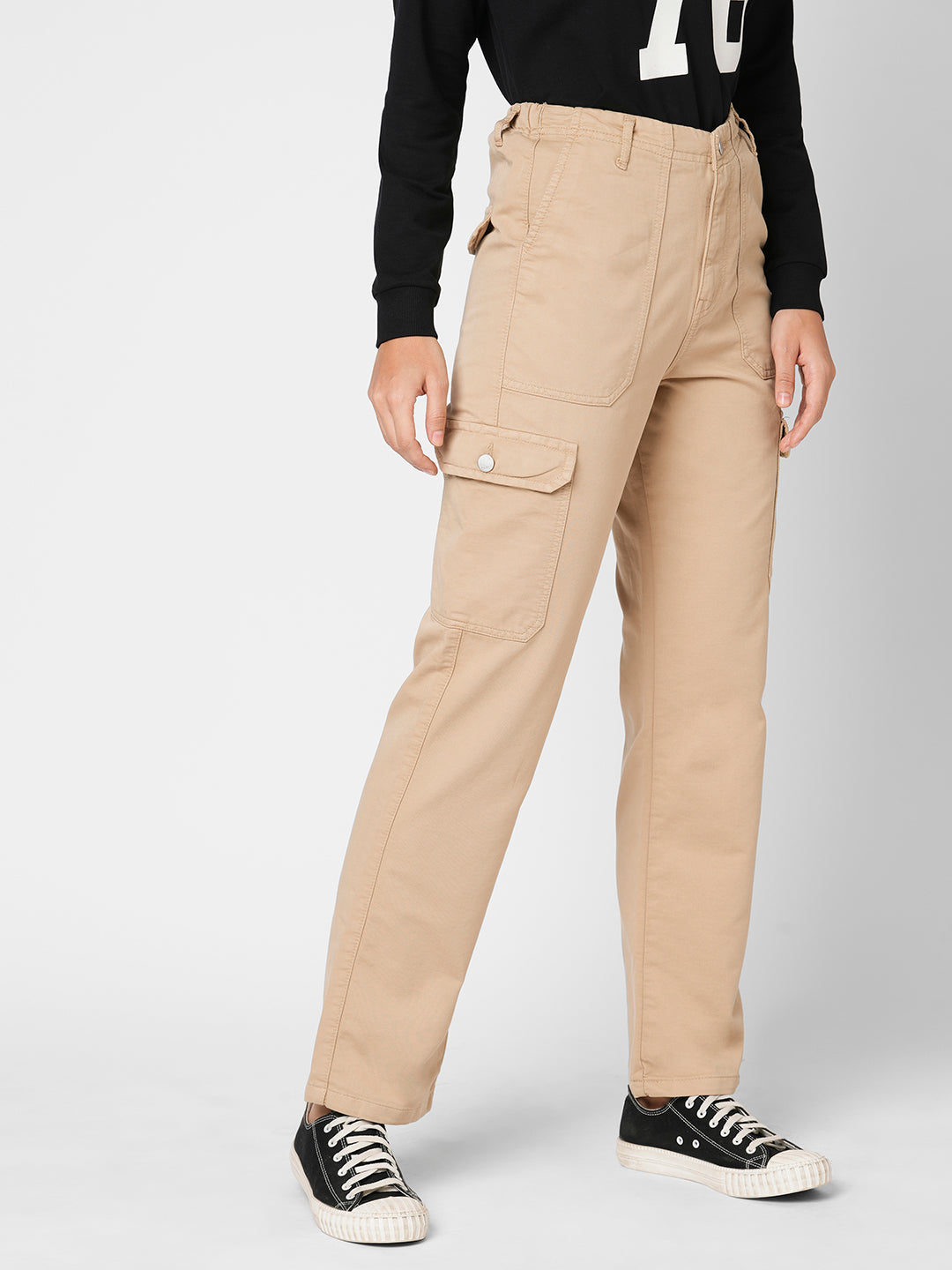 Women Oatmilk High-Rise Cargo