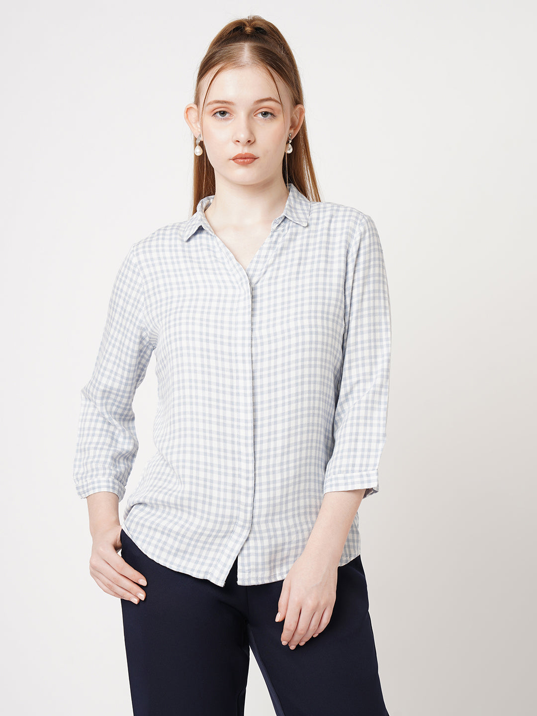 Women Checked Shirt