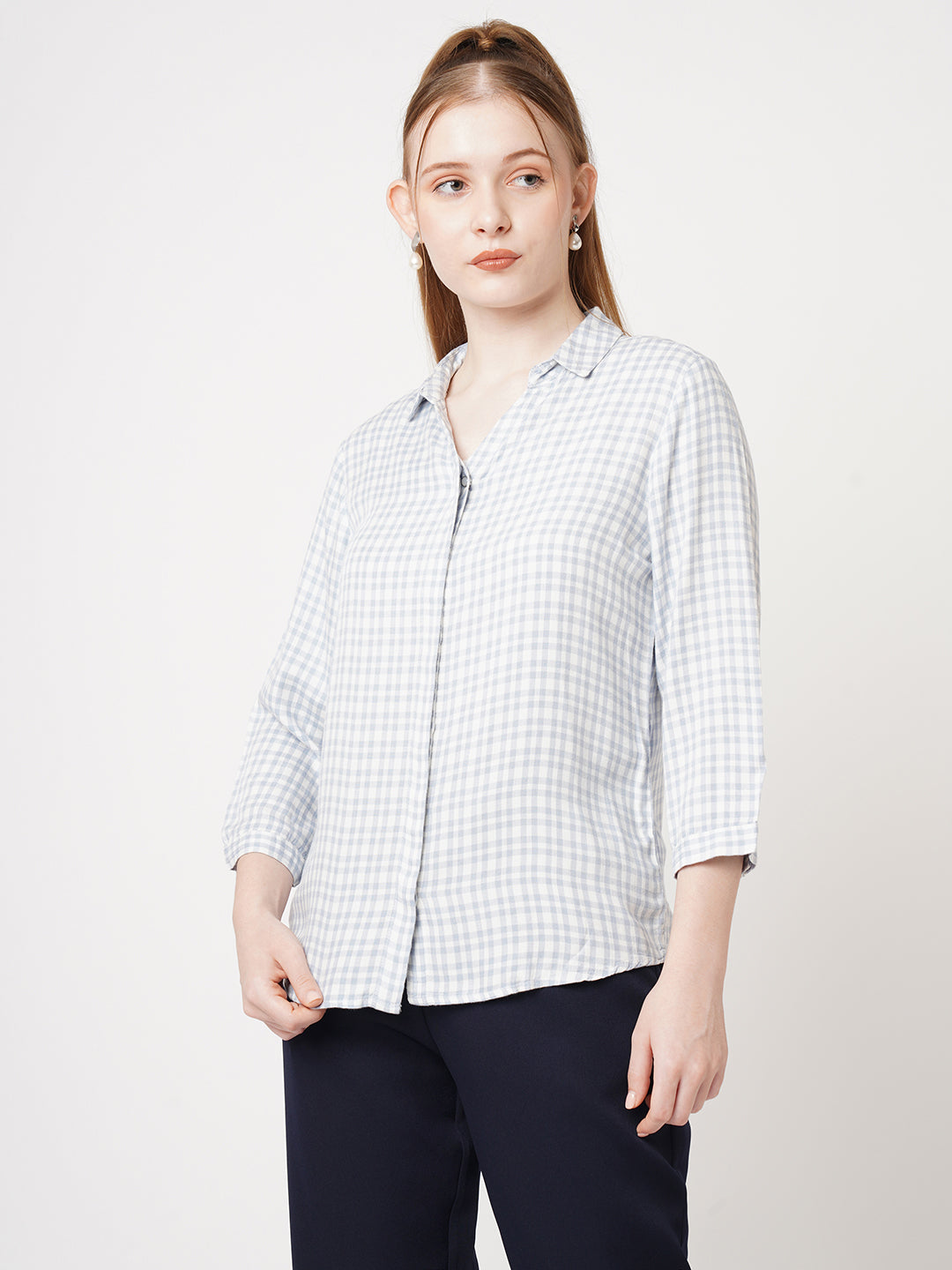 Women Checked Shirt