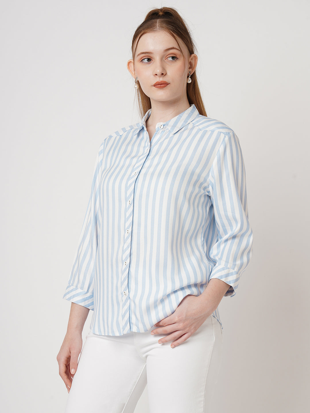Women Striped Shirt