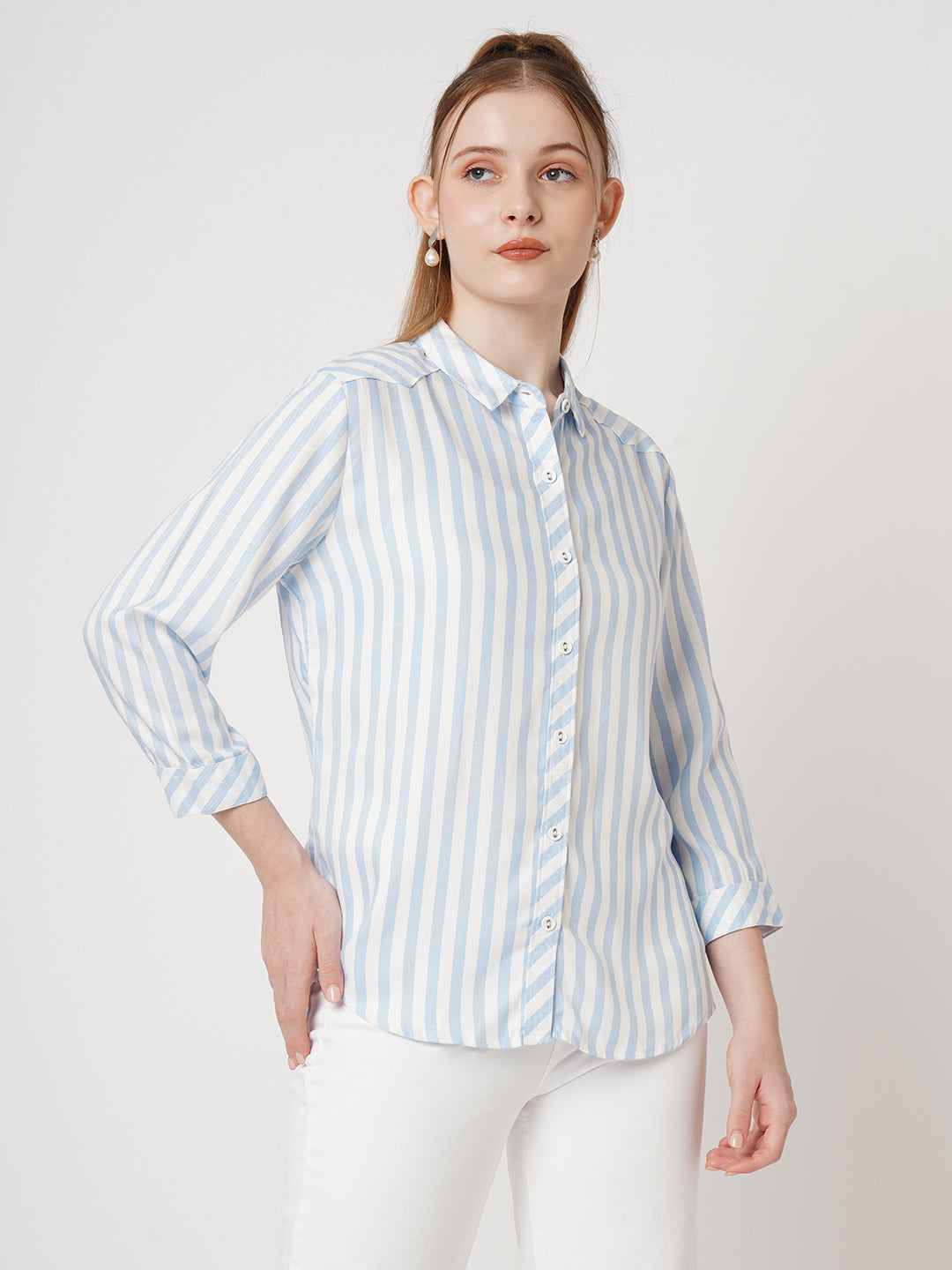 Women Striped Shirt