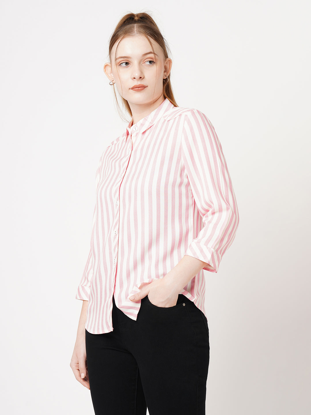 Women Striped Shirt