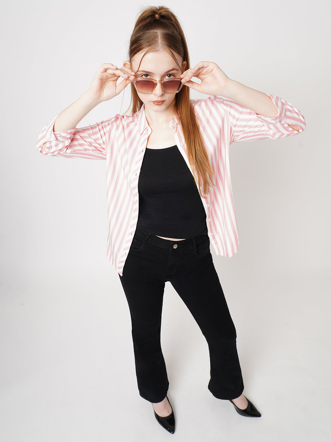 Women Striped Shirt