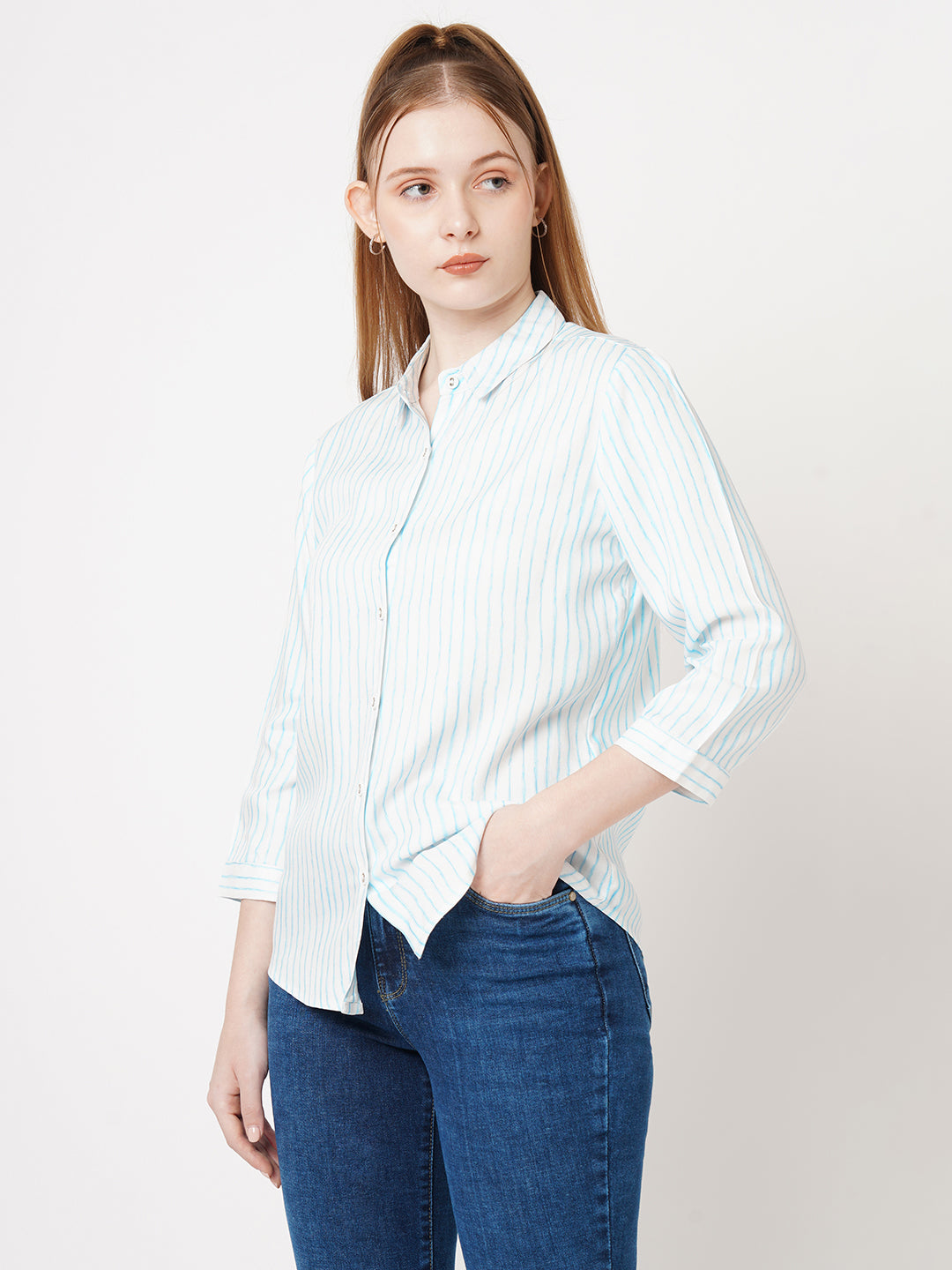 Women Striped Shirt