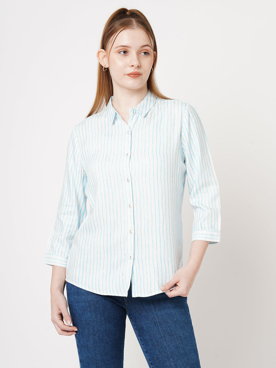 Women Striped Shirt