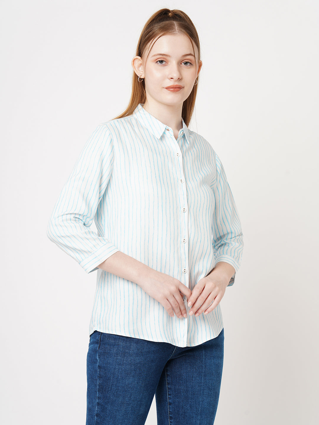 Women Striped Shirt