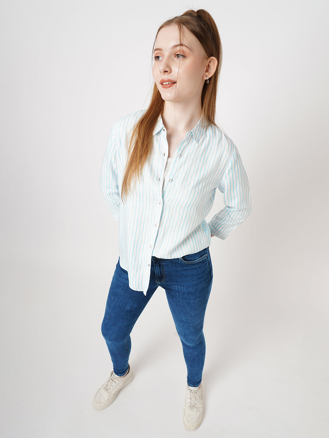 Women Striped Shirt