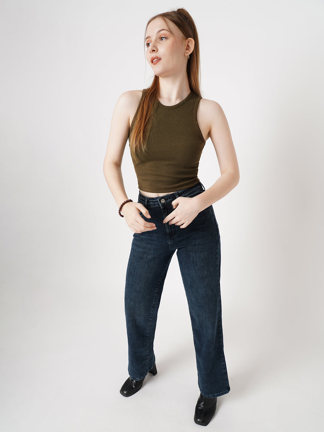 Women Ribbed Tank Top