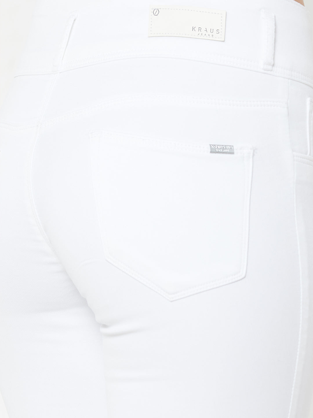 Women White High-Rise Skinny Jeans