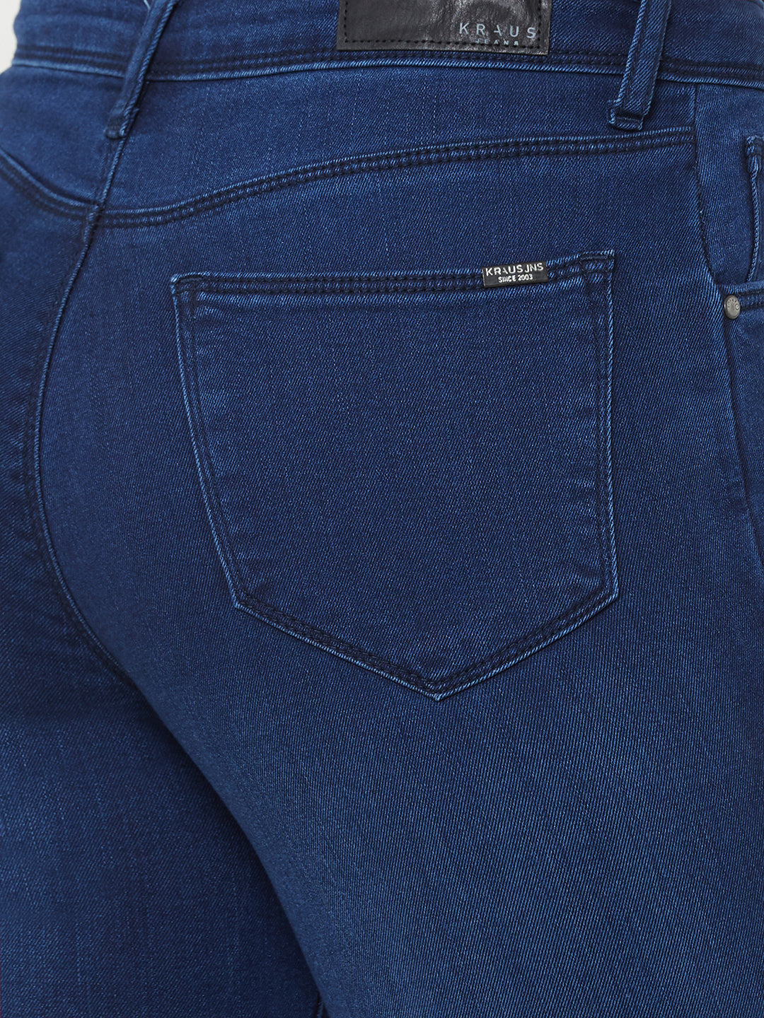 Women Blue Mid-Rise Skinny Jeans
