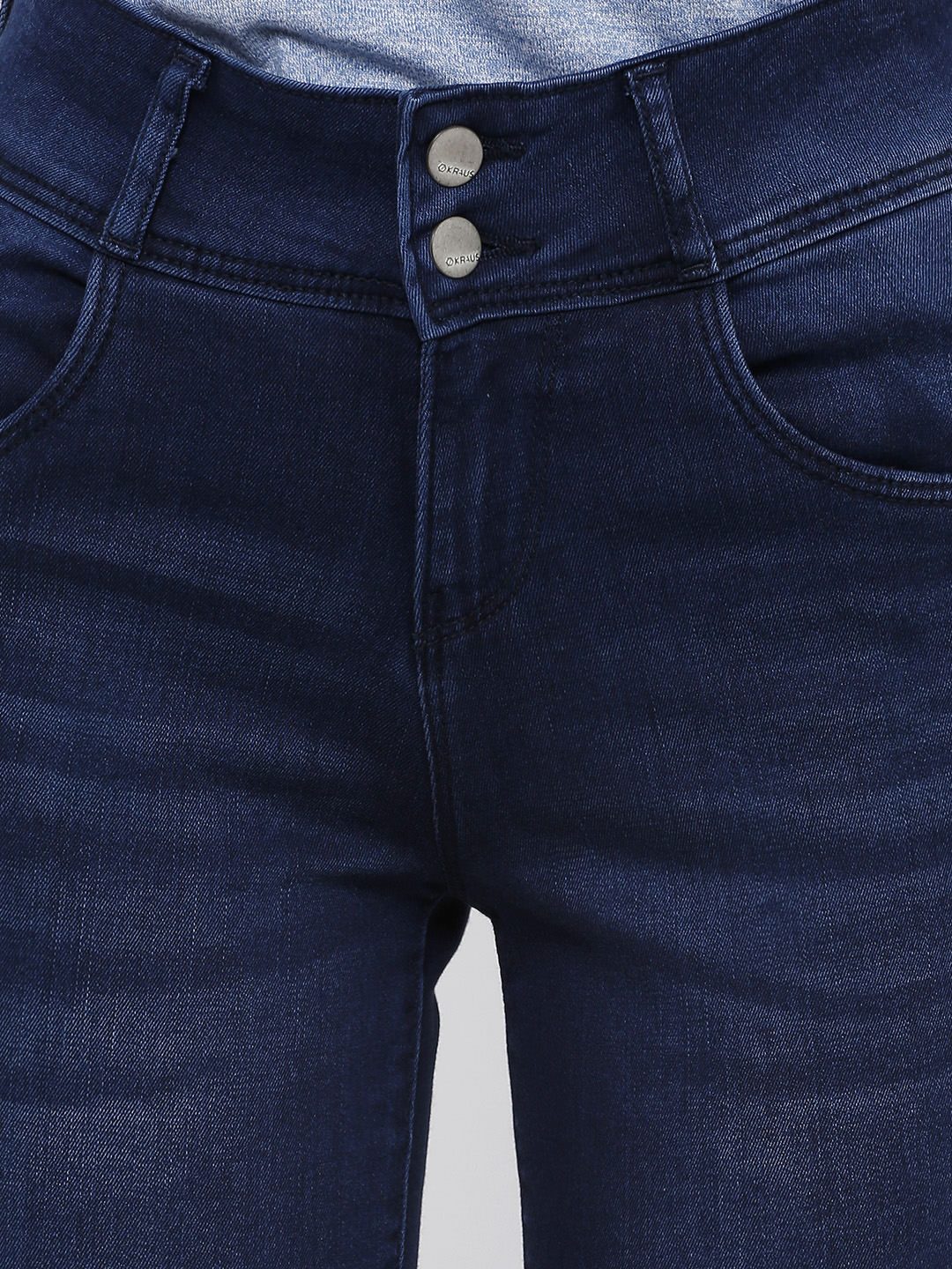 Women Dark Blue High-Rise Skinny Jeans