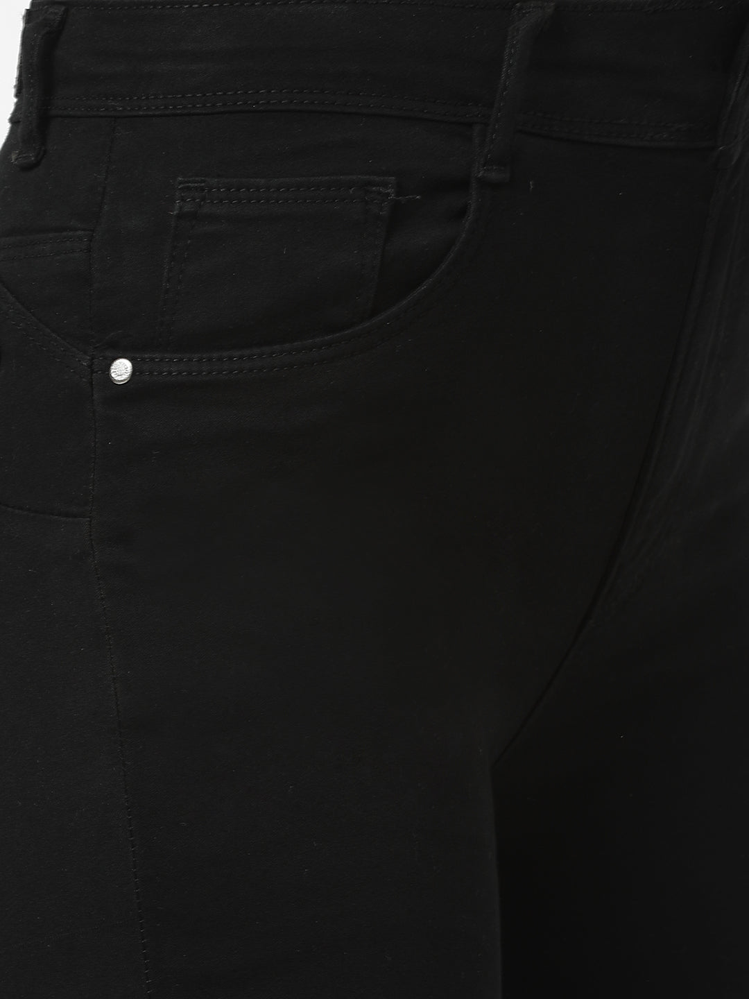 Women Black Mid-Rise Push Up Super Skinny Jeans