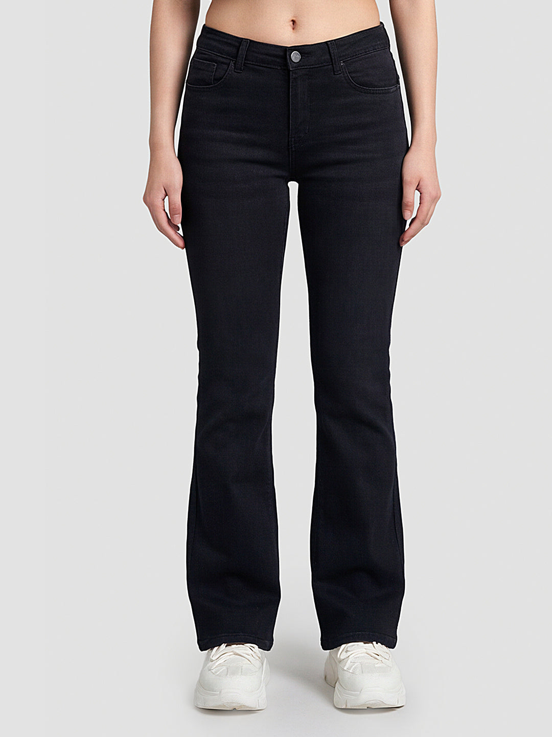 Women Indigo High-Rise Wide Leg Jeans