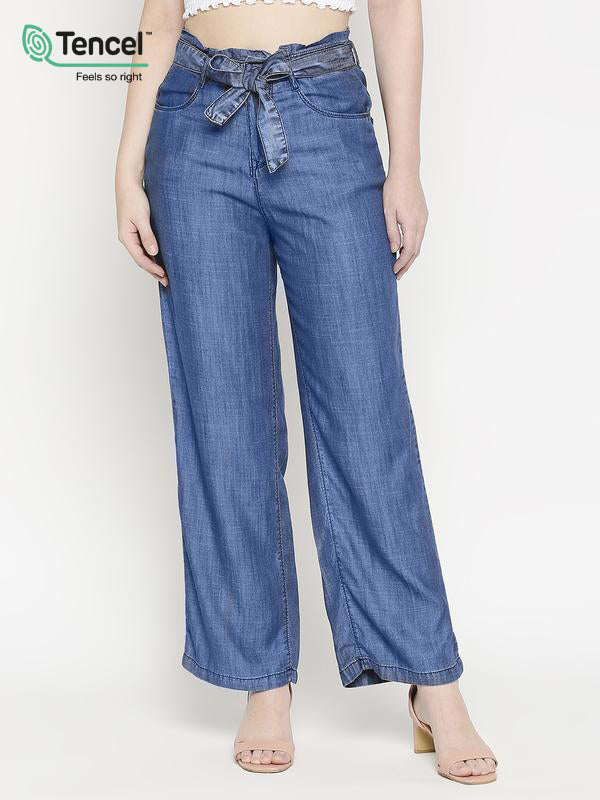 Women High-Rise Wide Leg Jeans