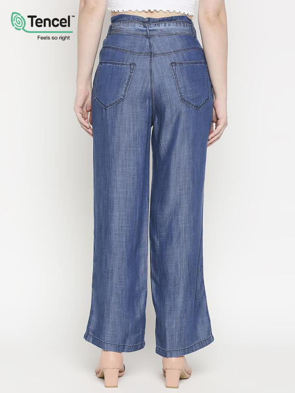 Women High-Rise Wide Leg Jeans