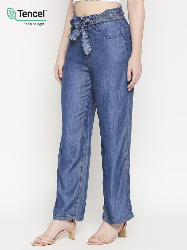 Women High-Rise Wide Leg Jeans