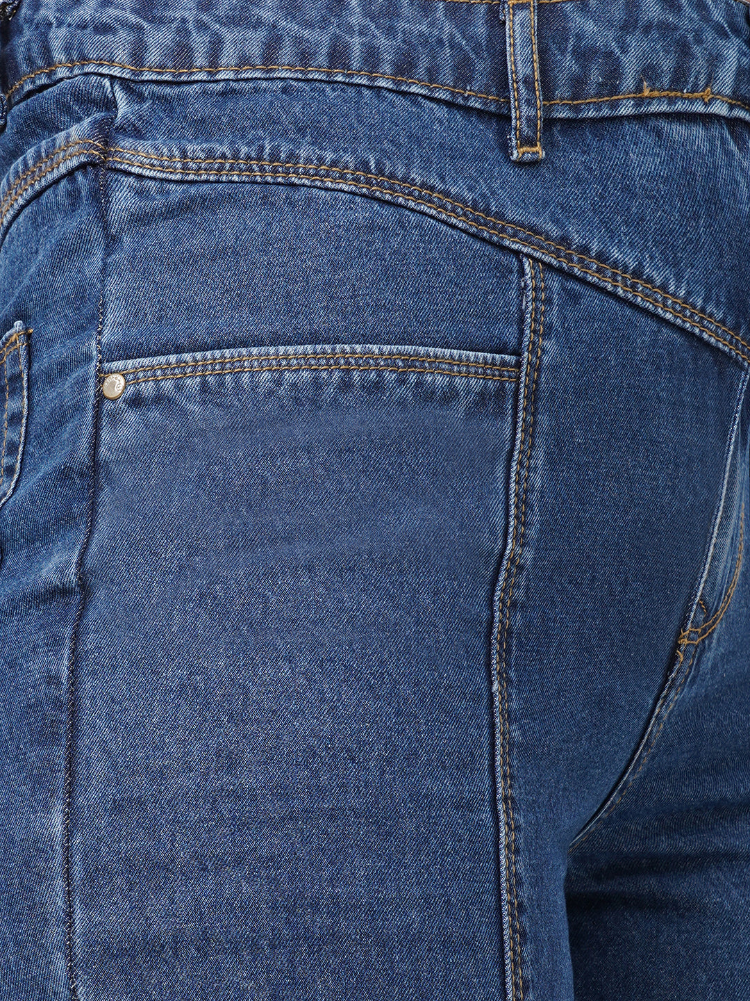 Women Blue High-Rise Baggy Fit Jeans