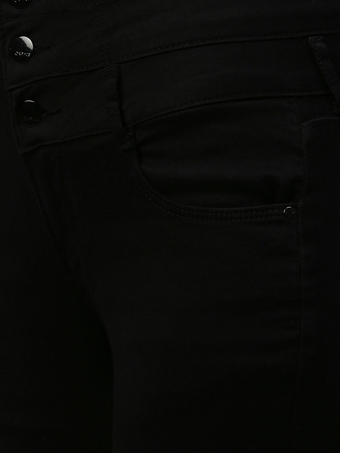 Women Black High-Rise Super Skinny Jeans