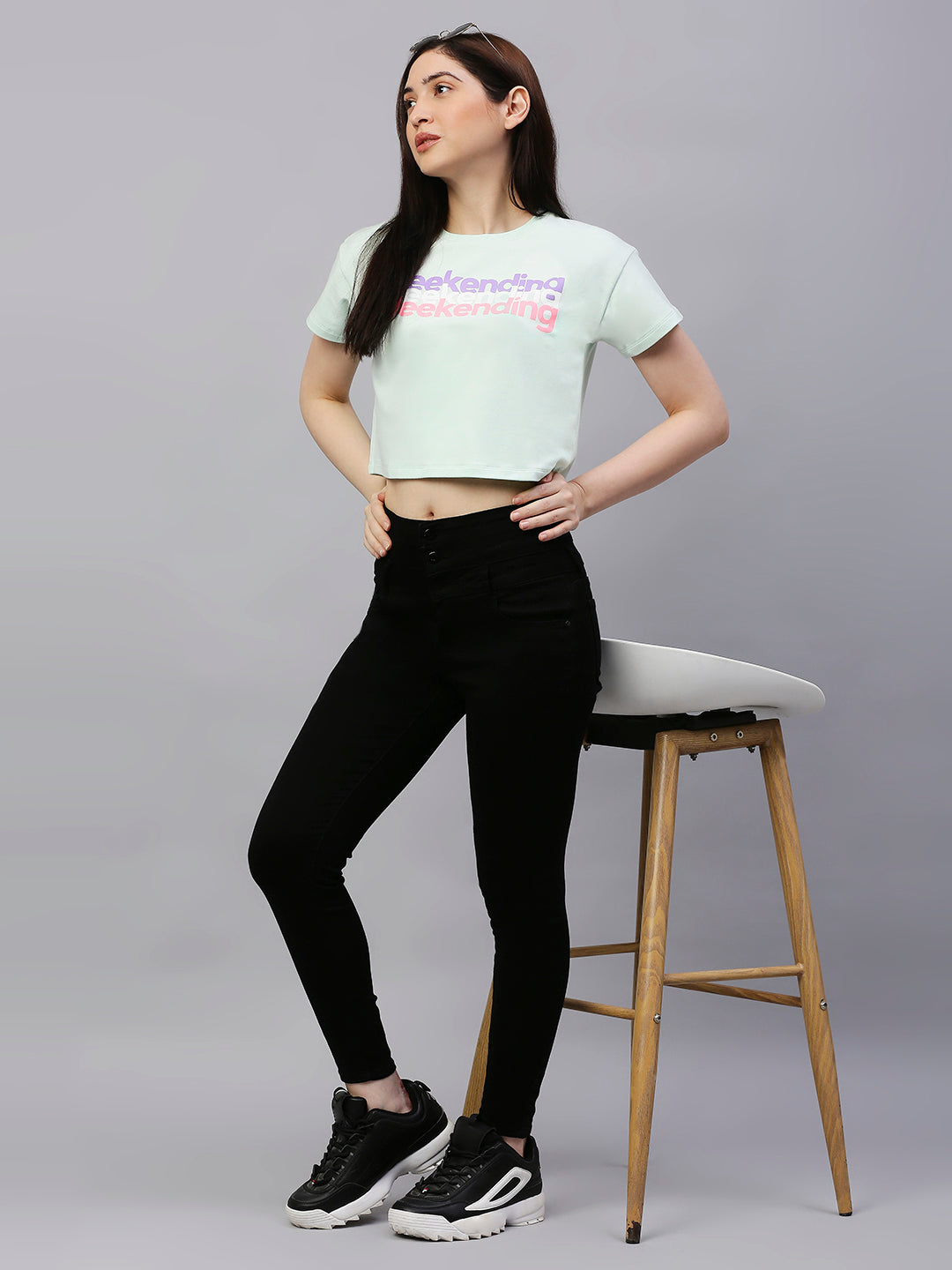 Women Black High-Rise Super Skinny Jeans