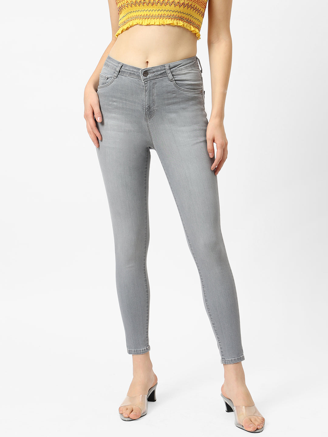 Women Mid-Rise Skinny Jeans