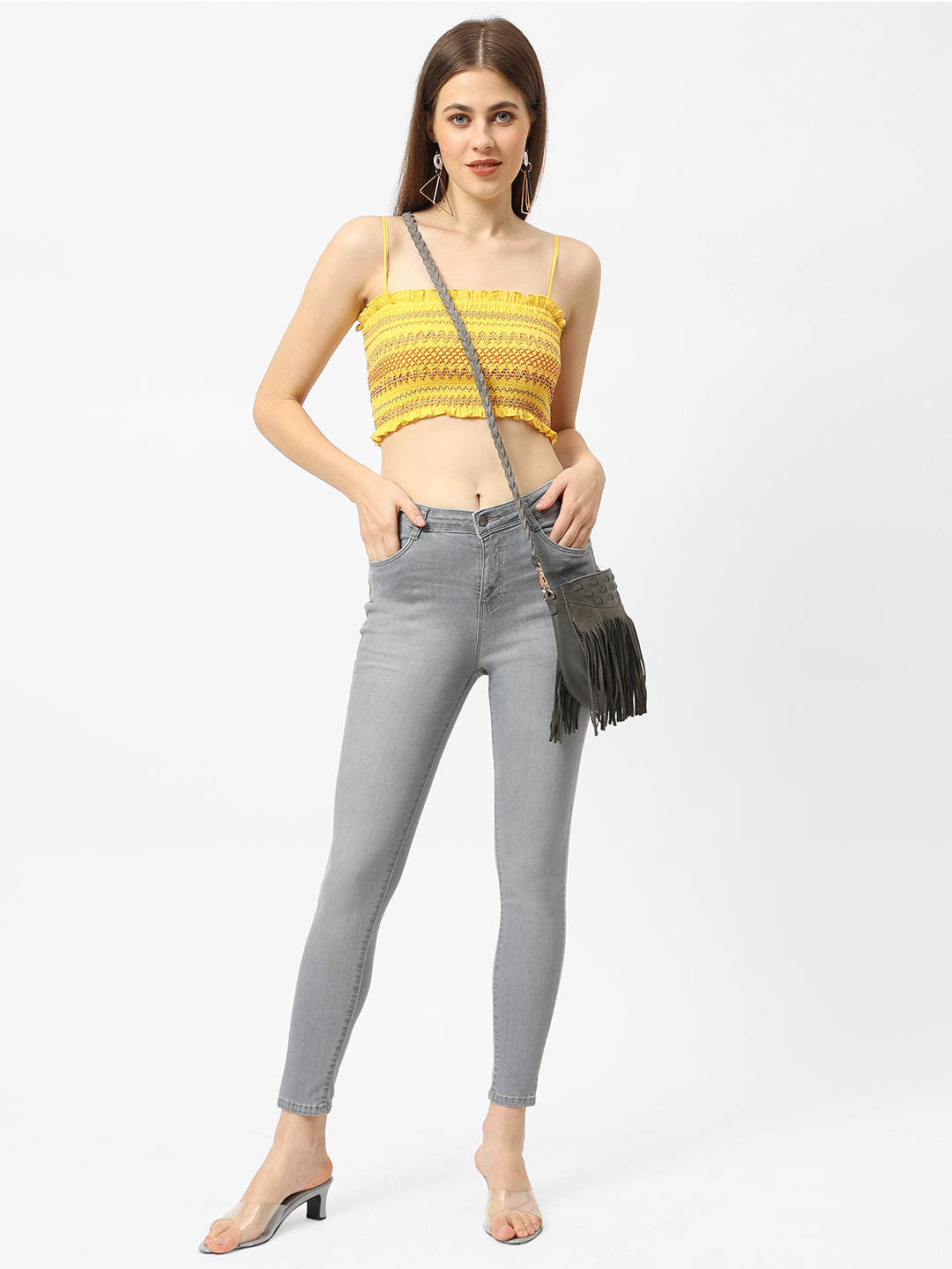 Women Mid-Rise Skinny Jeans