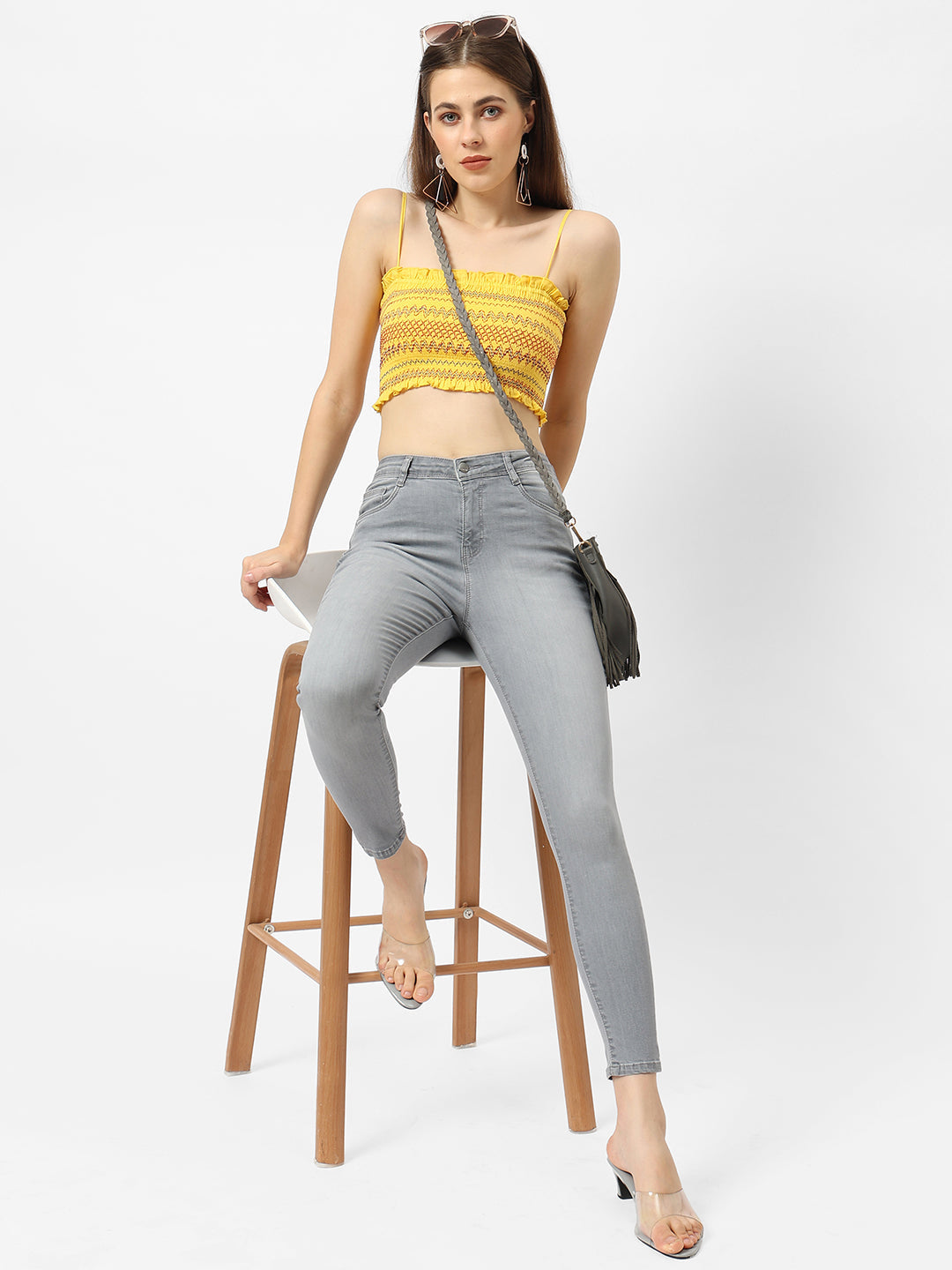 Women Mid-Rise Skinny Jeans