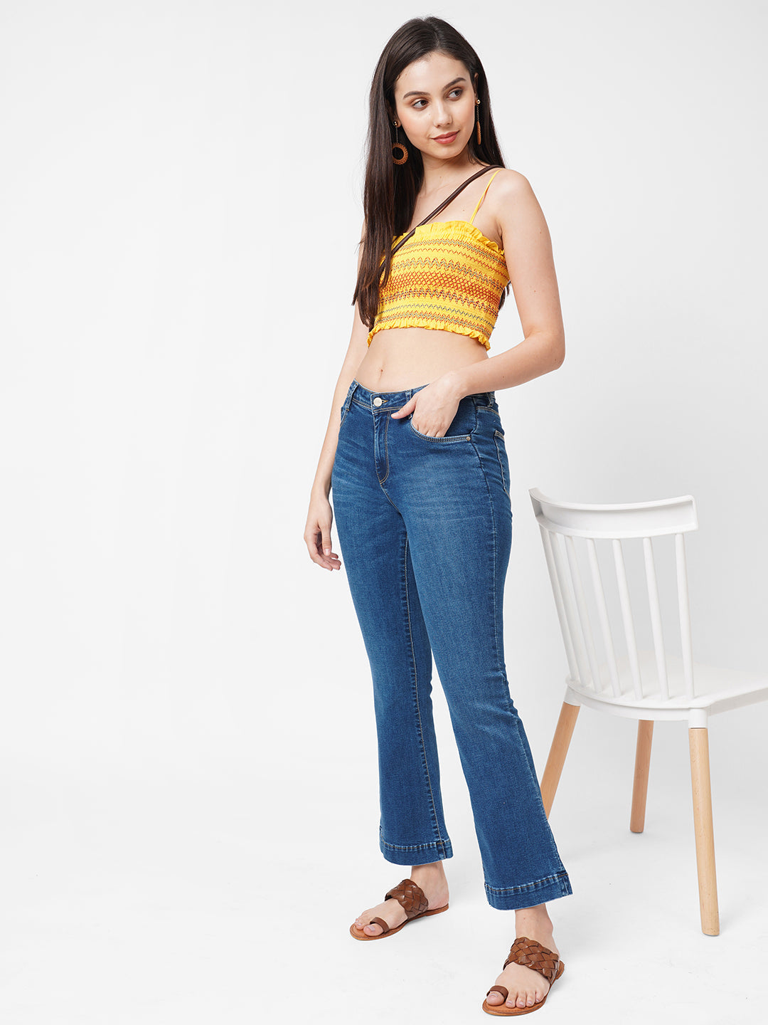 Women High-Rise Flare Jeans