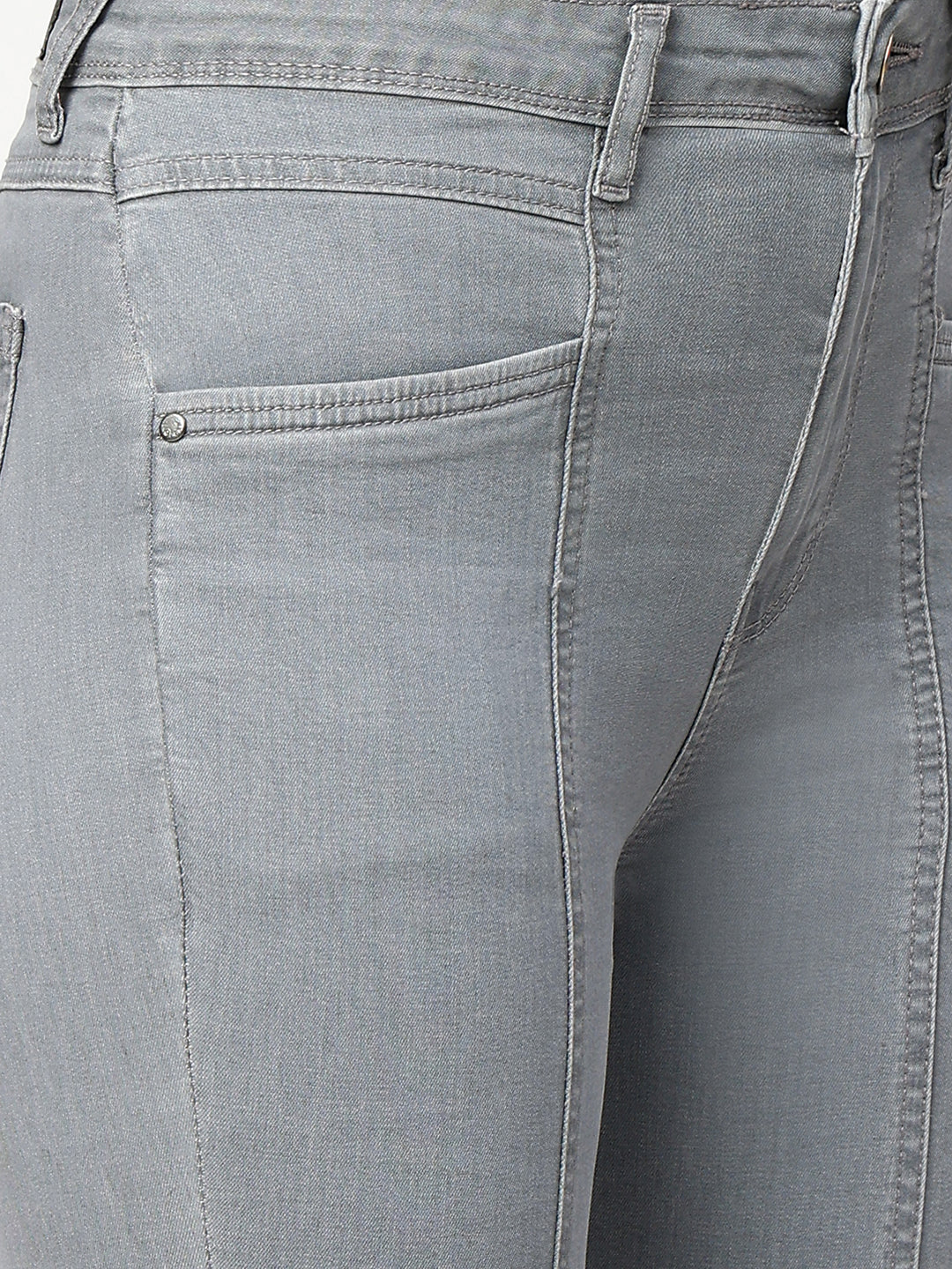 Women Grey Super High-Rise Super Skinny Jeans