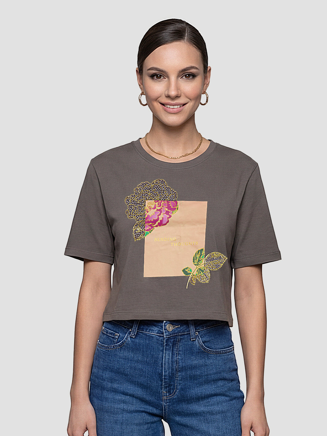 Women Oyester Graphic T-Shirt